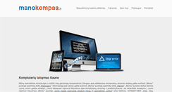 Desktop Screenshot of manokompas.lt